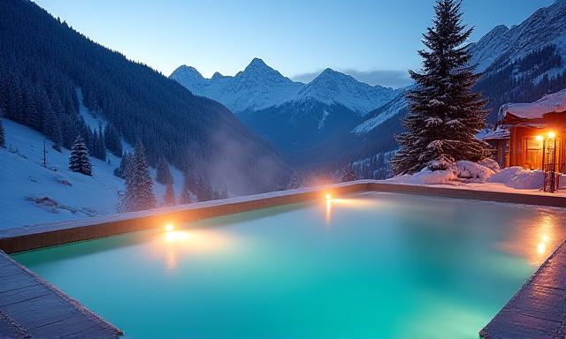 Spa de lujo en los Alpes